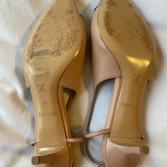 Louis Vuitton Calfskin Urban Twist Slingback Pumps - Picture 6 of 9